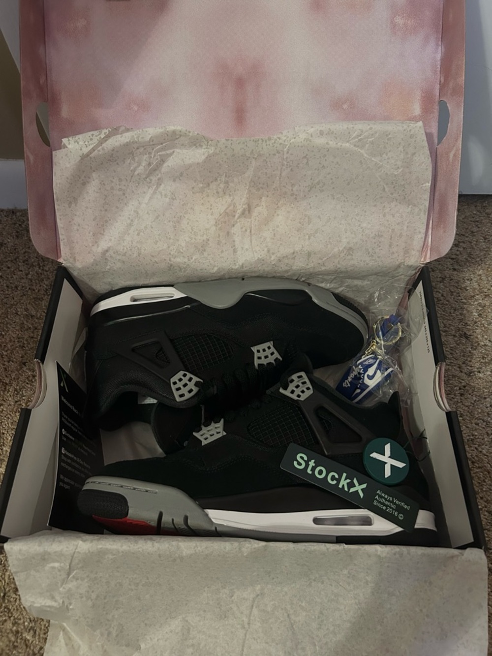 Air Jordan 4 Retro SE Black Canvas Mens